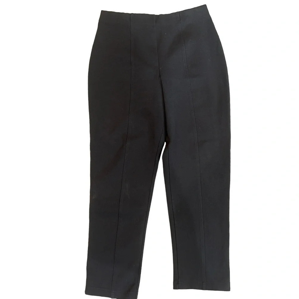 Talbots Vintage Charcoal Grey Pull On Ankle Pants Size‎ Small